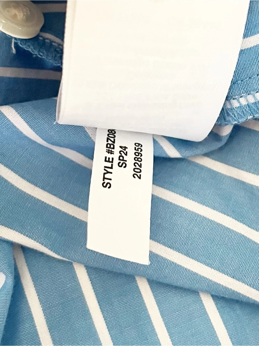 J Crew blue puffy sleeve button-down shirt